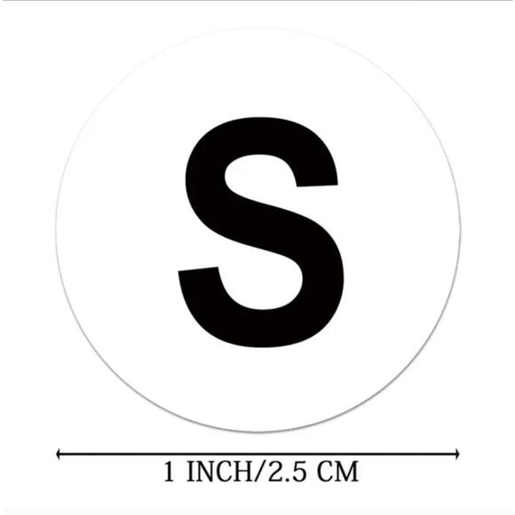 x120 "Thank you" BLACK sticker shipping supplies - Picture 2 of 2